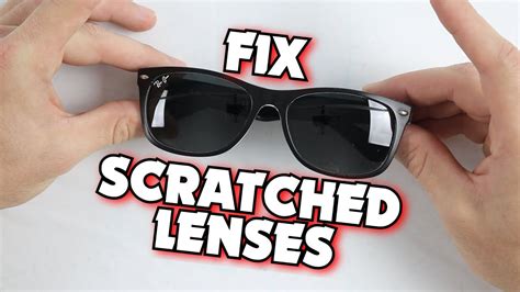 repair scratches on sunglasses lenses.